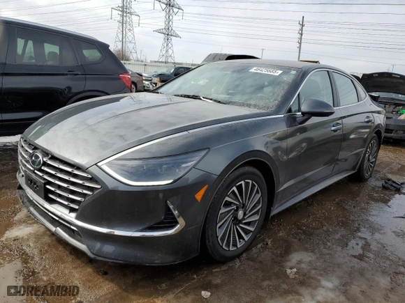 2022 Hyundai Sonata Hybrid Limited with VIN KMHL54JJ2NA038243, listed as a Copart auction lot 46425685 with 40,038 mi miles and Salvage Title. Bid and sale history available at carsss.com. Image 1.