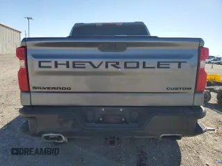 2020 Chevrolet Silverado 1500 Custom Trail Boss with VIN 3GCPYCEFXLG445173, listed as a Copart auction lot 48675725 with 63,073 mi miles and Salvage Title. Bid and sale history available at DreamBid. Image 6.