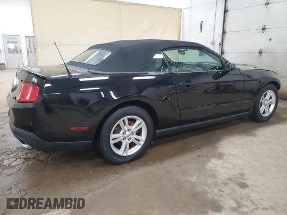 2012 Ford Mustang V6 with VIN 1ZVBP8EM7C5203504, listed as a Copart auction lot 52130465 with 134,394 mi miles and Clean Title. Bid and sale history available at carsss.com. Image 3.