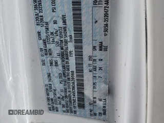 2009 Ford Econoline Cargo Commercial z VIN 1FTNE14W39DA39568, wystawiony jako Copart lot #51933035 z przebiegiem 129 590 mil mil oraz Szkoda całkowita • Salvage title. Historia ofert i sprzedaży dostępna na DreamBid. Obrazek 13.