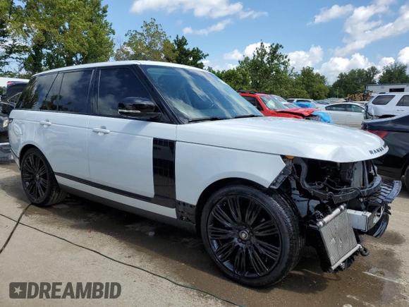 2018 Land Rover Range Rover HSE with VIN SALGS2RK0JA512337, listed as a Copart auction lot 65548704 with 64,384 mi miles and Salvage title. Bid and sale history available at DreamBid. Image 4.