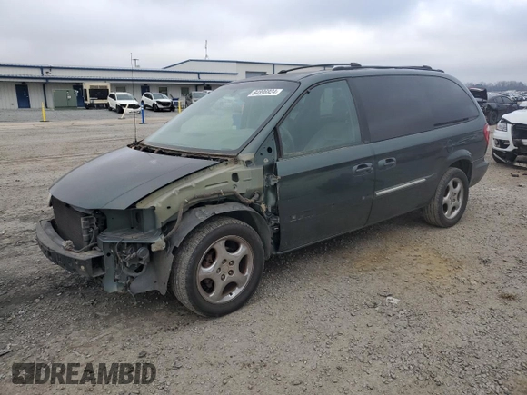 2001 Dodge Caravan ES with VIN 2B8GP54L01R117432, listed as a Copart auction lot 84896924 with 207,991 mi miles and Salvage Title. Bid and sale history available at carsss.com. Image 1.