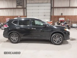 2016 Nissan Rogue SL with VIN 5N1AT2MV9GC755584, listed as a IAAI auction lot 42106132 with 83,514 mi miles and . Bid and sale history available at DreamBid. Image 13.