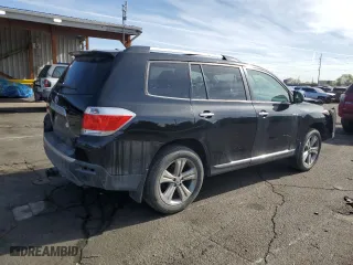 2013 Toyota Highlander Limited with VIN 5TDDK3EH4DS186706, listed as a Copart auction lot 54445545 with 116,423 mi miles and Clean Title. Bid and sale history available at carsss.com. Image 3.