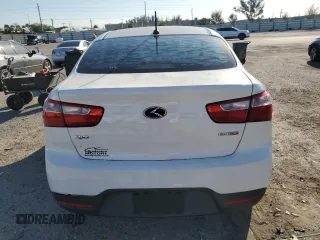 2014 Kia Rio EX with VIN KNADN4A36E6317284, listed as a Copart auction lot 44206814 with 125,145 mi miles and Clean Title. Bid and sale history available at DreamBid. Image 6.