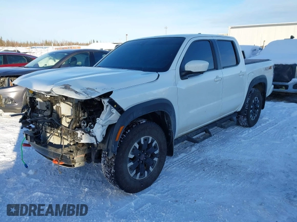 2024 Nissan Frontier Pro-4X with VIN 1N6ED1EK3RN620414, listed as a IAAI auction lot 41613820 with 10,714 mi miles and . Bid and sale history available at DreamBid. Image 18.