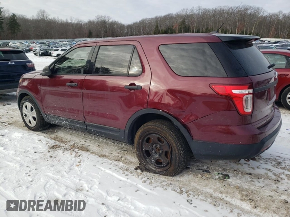2015 Ford Utility Police Interceptor with VIN 1FM5K8AR7FGA57383, listed as a Copart auction lot 85609734 with 164,495 mi miles and Clean Title. Bid and sale history available at carsss.com. Image 2.