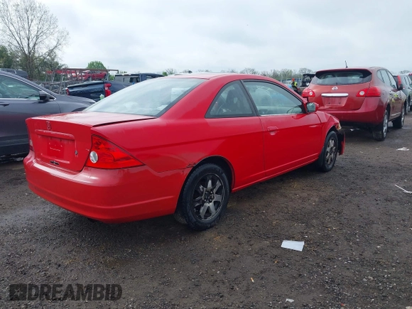 2002 Honda Civic EX with VIN 1HGEM22912L027485, listed as a IAAI auction lot 42108249 with 276,820 mi miles and . Bid and sale history available at DreamBid. Image 4.