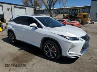 2022 Lexus RX 350 with VIN 2T2HZMDA0NC341393, listed as a Copart auction lot 47565305 with 27,724 mi miles and Salvage Title. Bid and sale history available at DreamBid. Image 4.