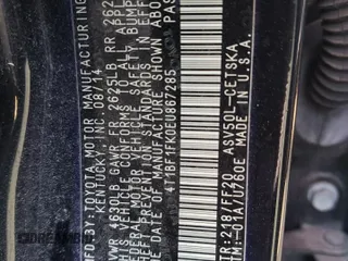 2014 Toyota Camry L with VIN 4T1BF1FK0EU867285, listed as a Copart auction lot 45151284 with 97,707 mi miles and Salvage Title. Bid and sale history available at DreamBid. Image 15.