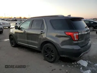 2017 Ford Explorer XLT with VIN 1FM5K7DH9HGA87291, listed as a Copart auction lot 87955855 with 123,480 mi miles and Salvage Title. Bid and sale history available at carsss.com. Image 2.