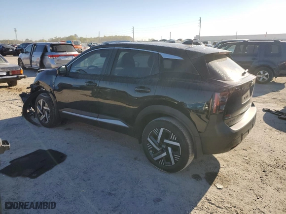 2025 Nissan Kicks SV with VIN 3N8AP6CA6SL306797, listed as a Copart auction lot 49414965 with 6,250 mi miles and Salvage Title. Bid and sale history available at carsss.com. Image 2.