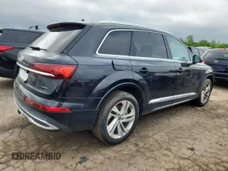 2021 Audi Q7 Premium with VIN WA1AJAF72MD015202, listed as a Copart auction lot 63579785 with 26,564 mi miles and Salvage title. Bid and sale history available at DreamBid. Image 3.