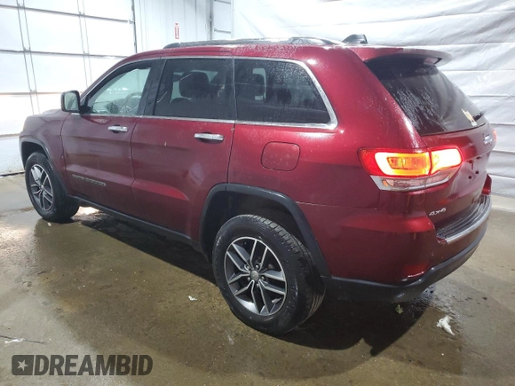 2018 Jeep Grand Cherokee Limited with VIN 1C4RJFBG7JC167103, listed as a Copart auction lot 59600655 with 63,140 mi miles and Clean title. Bid and sale history available at DreamBid. Image 2.