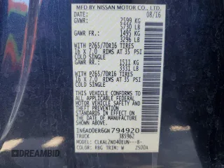 2016 Nissan Frontier SV z VIN 1N6AD0ER6GN794920, wystawiony jako Copart lot #49904245 z przebiegiem 122 304 mil mil oraz Szkody całkowita. Historia ofert i sprzedaży dostępna na DreamBid. Obrazek 12.