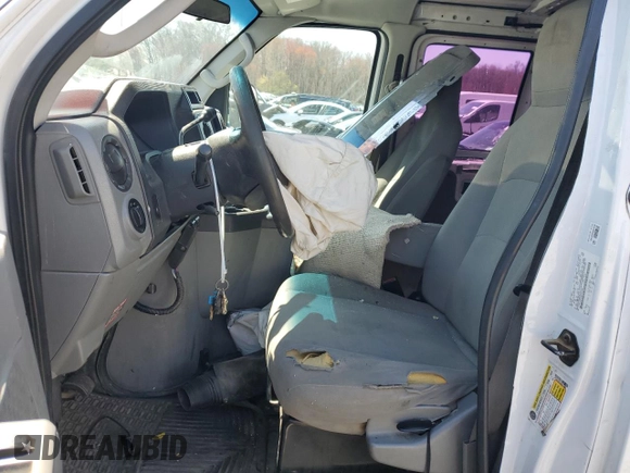 2011 Ford Econoline Cargo Commercial with VIN 1FTNE2EW2BDA57568, listed as a Copart auction lot 51213515 with 351,242 mi miles and Salvage Title. Bid and sale history available at carsss.com. Image 7.