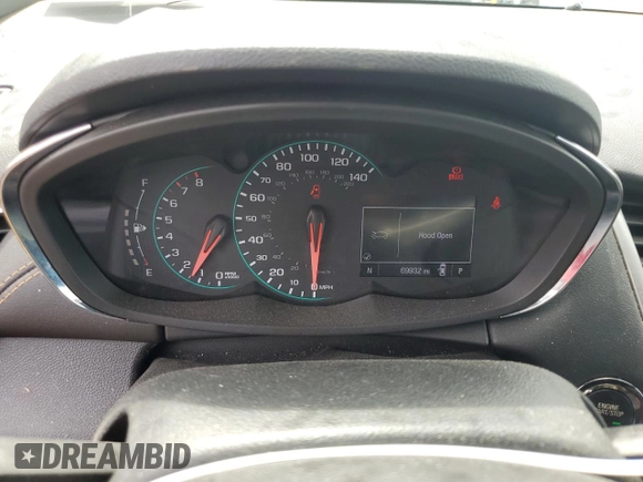 2019 Chevrolet Trax LT z VIN KL7CJLSB4KB788053, wystawiony jako Copart lot #57465605 z przebiegiem 69 932 mil mil oraz Szkoda całkowita • Salvage title. Historia ofert i sprzedaży dostępna na DreamBid. Obrazek 9.