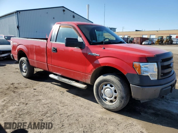 2013 Ford F-150 XL with VIN 1FTMF1EM6DKE84610, listed as a Copart auction lot 50074155 with 272,671 mi miles and Clean Title. Bid and sale history available at carsss.com. Image 4.
