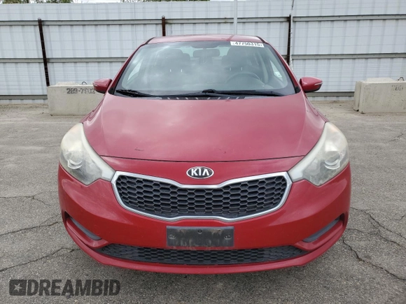 2014 Kia Forte LX with VIN KNAFX4A6XE5080348, listed as a Copart auction lot 47750315 with 84,822 mi miles and Clean Title. Bid and sale history available at carsss.com. Image 5.