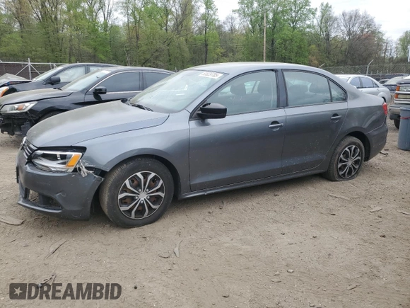 2011 Volkswagen Jetta Sedan S with VIN 3VW2K7AJ1BM400018, listed as a Copart auction lot 53639785 with 181,269 mi miles and Salvage Title. Bid and sale history available at carsss.com. Image 1.