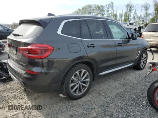 2019 BMW X3 xDrive30i with VIN 5UXTR9C50KLP90236, listed as a Copart auction lot 54836495 with 51,380 mi miles and Salvage Title. Bid and sale history available at DreamBid. Image 3.
