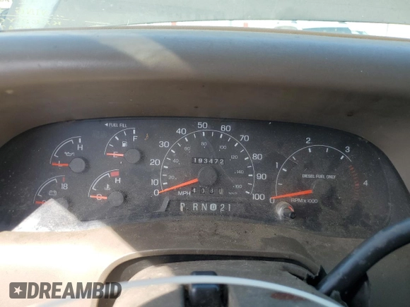 2000 Ford F-250 XL с VIN 1FTNX21FXYEC15481, выставлен на аукционе Copart как лот 50912345 с пробегом 193 472 миль миль и На запчасти • Non repairable. История ставок и продаж доступна на DreamBid. Изображение 9.