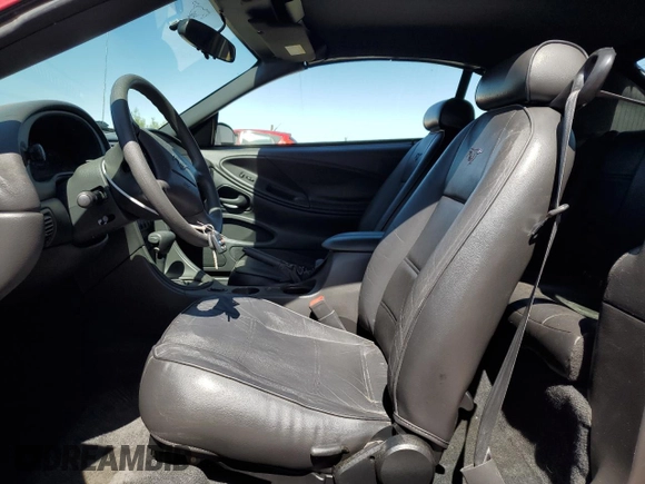 2003 Ford Mustang Deluxe с VIN 1FAFP44463F438457, выставлен на аукционе Copart как лот 57599045 с пробегом 41 349 миль миль и Списание • Salvage title. История ставок и продаж доступна на DreamBid. Изображение 7.