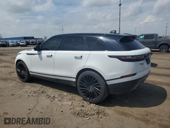 2018 Land Rover Range Rover Velar R-Dynamic SE z VIN SALYL2RV6JA756621, wystawiony jako Copart lot #54385295 z przebiegiem 91 454 mil mil oraz Czysty tytuł • Clean title. Historia ofert i sprzedaży dostępna na DreamBid. Obrazek 2.