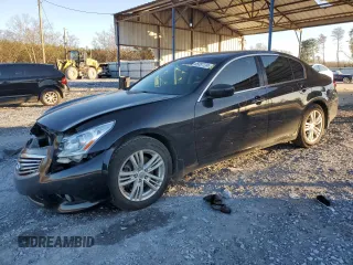 2011 Infiniti G25 Journey with VIN JN1DV6AP0BM830865, listed as a Copart auction lot 85057724 with 123,020 mi miles and Salvage Title. Bid and sale history available at DreamBid. Image 1.