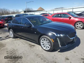 2024 Cadillac CT5 Luxury with VIN 1G6DX5RK1R0108447, listed as a Copart auction lot 49640635 with 16,455 mi miles and Salvage title. Bid and sale history available at DreamBid. Image 4.