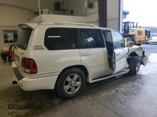 2006 Lexus LX 470 z VIN JTJHT00W464009295, wystawiony jako Copart lot #56724525 z przebiegiem 155 874 mil mil oraz Szkoda całkowita • Salvage title. Historia ofert i sprzedaży dostępna na DreamBid. Obrazek 3.
