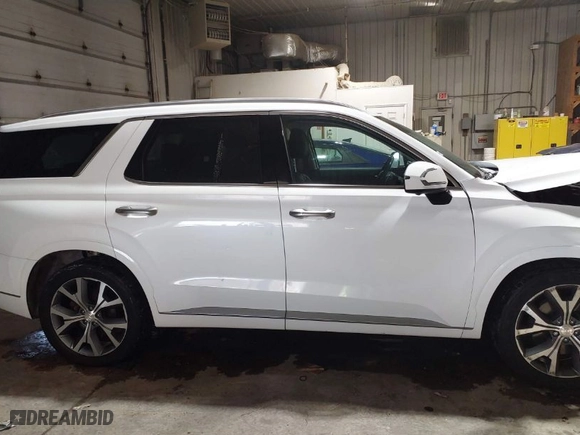 2022 Hyundai Palisade Ultimate Calligraphy with VIN KM8R5DHE4NU460659, listed as a IAAI auction lot 41639293 with 55,726 mi miles. Bid and sale history available at carsss.com. Image 13.