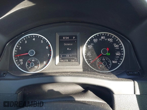 2016 Volkswagen Tiguan S with VIN WVGBV7AX3GW522378, listed as a IAAI auction lot 41391294 with 106,278 mi miles and . Bid and sale history available at DreamBid. Image 7.