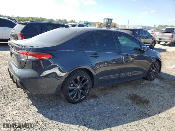 2023 Toyota Corolla SE with VIN 5YFS4MCE9PP158610, listed as a Copart auction lot 50580565 with 12,672 mi miles and Salvage Title. Bid and sale history available at carsss.com. Image 3.