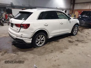 2021 Audi Q3 S line Premium with VIN WA1DECF36M1021600, listed as a IAAI auction lot 41081075 with 40,860 mi miles and . Bid and sale history available at DreamBid. Image 4.