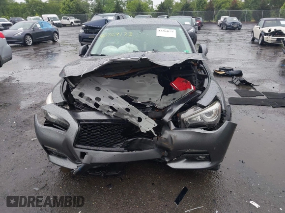 2015 Infiniti Q50 Premium with VIN JN1BV7APXFM358127, listed as a IAAI auction lot 42364173 with 97,512 mi miles and . Bid and sale history available at DreamBid. Image 12.