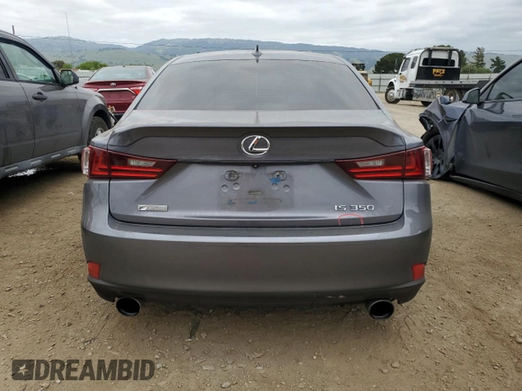 2015 Lexus IS 350 with VIN JTHBE1D22F5020630, listed as a Copart auction lot 54680495 with 152,571 mi miles and Salvage title. Bid and sale history available at DreamBid. Image 6.
