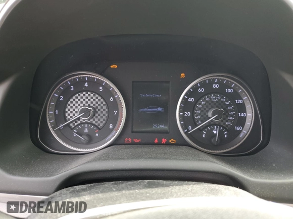 2020 Hyundai Elantra Value Edition z VIN 5NPD84LF2LH591246, wystawiony jako Copart lot #54970895 z przebiegiem 29 244 mil mil oraz Szkoda całkowita • Salvage title. Historia ofert i sprzedaży dostępna na DreamBid. Obrazek 9.
