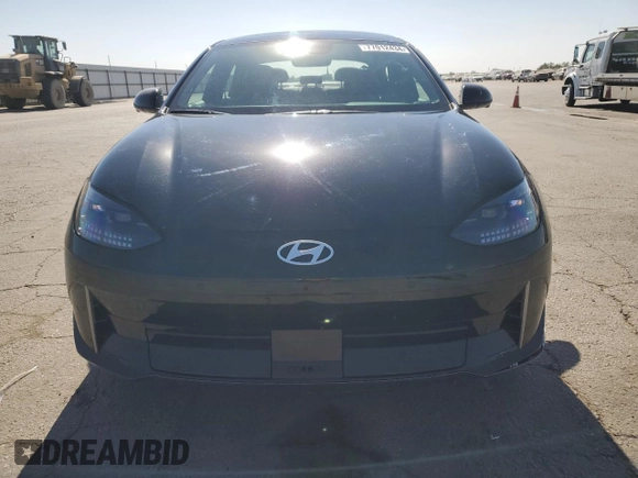 2024 Hyundai IONIQ 6 Limited with VIN KMHM54AA4RA075675, listed as a Copart auction lot 77012434 with 603 mi miles and Salvage Title. Bid and sale history available at carsss.com. Image 5.