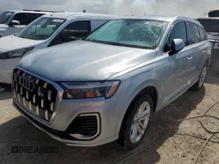 2025 Audi Q7 z VIN WA1AVBF7XSD004391, wystawiony jako Copart lot #77033584 z przebiegiem 1 313 mil mil oraz Nie do naprawy • Non repairable. Historia ofert i sprzedaży dostępna na DreamBid. Obrazek 1.