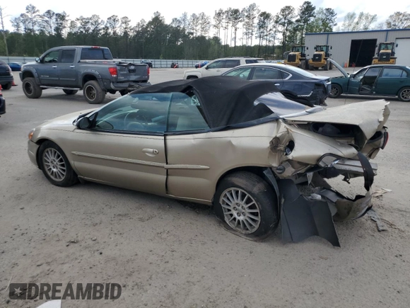 2004 Chrysler Sebring LXi with VIN 1C3EL55R94N335286, listed as a Copart auction lot 51489625 with 86,307 mi miles and Salvage Title. Bid and sale history available at DreamBid. Image 2.