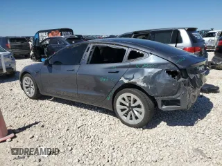 2022 Tesla Model 3 with VIN 5YJ3E1EA2NF188955, listed as a Copart auction lot 47263395 with 119,418 mi miles and Salvage Title. Bid and sale history available at DreamBid. Image 2.