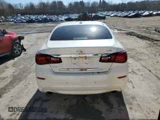 2019 Infiniti Q70 Luxe with VIN JN1BY1AR7KM585629, listed as a Copart auction lot 49665645 with 47,755 mi miles and Salvage Title. Bid and sale history available at DreamBid. Image 6.