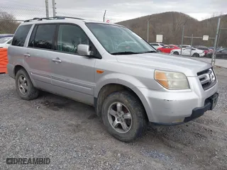 2006 Honda Pilot EX-L with RES with VIN 2HKYF18606H502115, listed as a IAAI auction lot 41872434 with 286,953 mi miles. Bid and sale history available at carsss.com. Image 1.