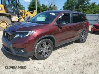 2020 Honda Passport EX-L with VIN 5FNYF8H55LB012019, listed as a Copart auction lot 60885295 with 48,802 mi miles and Salvage title. Bid and sale history available at DreamBid. Image 1.