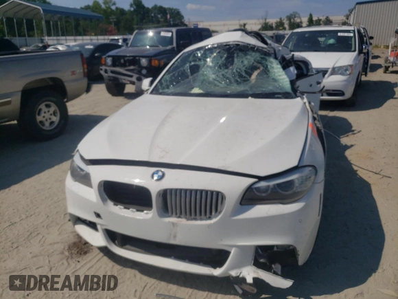 2012 BMW 5 Series 550i with VIN WBAFR9C52CDV59376, listed as a Copart auction lot 61603694 with Not Provided miles and Salvage Title. Bid and sale history available at carsss.com. Image 5.