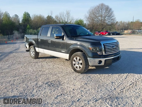 2012 Ford F-150 XL with VIN 1FTFW1CT3CFA80724, listed as a IAAI auction lot 41892848 with 203,530 mi miles. Bid and sale history available at carsss.com. Image 1.