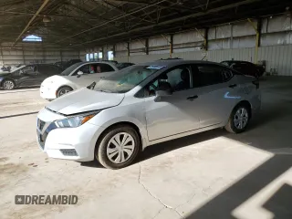 2021 Nissan Versa S with VIN 3N1CN8DV5ML859535, listed as a Copart auction lot 61468315 with 54,007 mi miles and Salvage title. Bid and sale history available at DreamBid. Image 1.