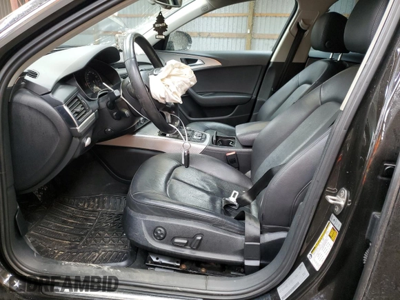 2015 Audi A6 with VIN WAUFFCFC9FN017044, listed as a Copart auction lot 51553694 with 181,733 mi miles and Salvage title. Bid and sale history available at DreamBid. Image 7.