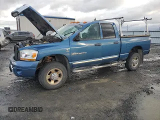 2006 Dodge Ram 3500 Laramie with VIN 3D7LX38C66G166669, listed as a Copart auction lot 84561934 with 163,988 mi miles and Salvage Title. Bid and sale history available at carsss.com. Image 1.